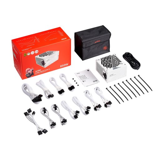 FUENTE DE POTENCIA XPG CORE REACTO R II 850W 80 PLUS GOLD ATX 12V BLANCO