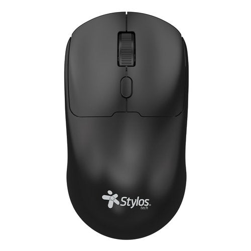 RATÓN INALAMBRICO RECARGABLE STYLOS / 1600 DPI / CONEXIÓN NANO 2.4 GHZ / NEGRO