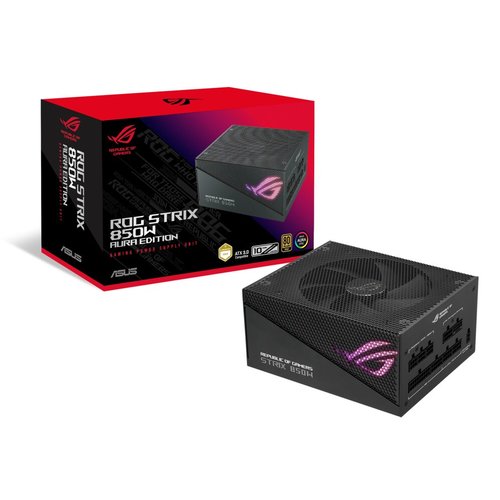 FUENTE DE PODER ASUS ROG STRIX 850W AURA GAMING GOLD 80 PLUS ATX