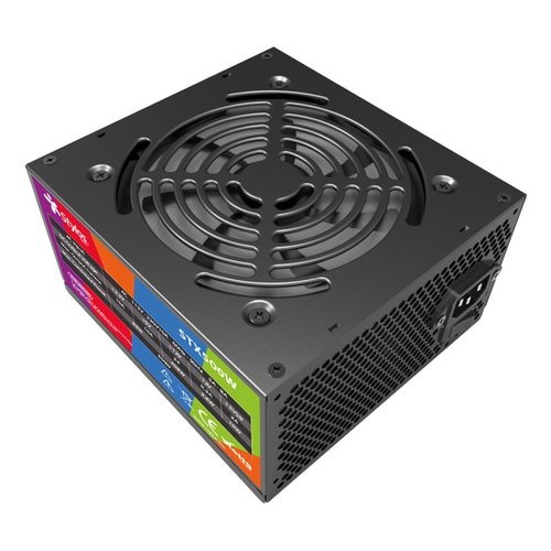 Fuente de Poder Stylos STX 500w compatible ATX + Color negro +1 año de Garantia