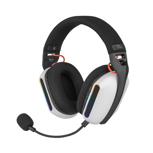 Audífonos Gamer Diadema Alambrica, Gaming Headphones Gamer, Con Microfono Desmontable, Iluminación RGB, Usb Con Cable Trenzado, Para Pc/mac/laptop.
