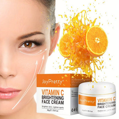 Crema facial con vitamina C, elimina manchas oscuras, blanquea, cuidado facial, hidratante, antiedad, reafirmante, cuidado de la piel, belleza y salud, 1.69 oz