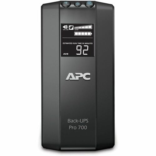 UPS de línea interactiva APC by Schneider Electric Back-UPS BR700G - 700VA/450W - Torre - 12 Hora(s) de recarga - 3 Minuto(s) en espera