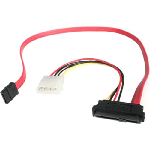 Adaptador Cable Divisor SAS 29 Pines a Molex Macho LP4 y SATA - SFF-8482