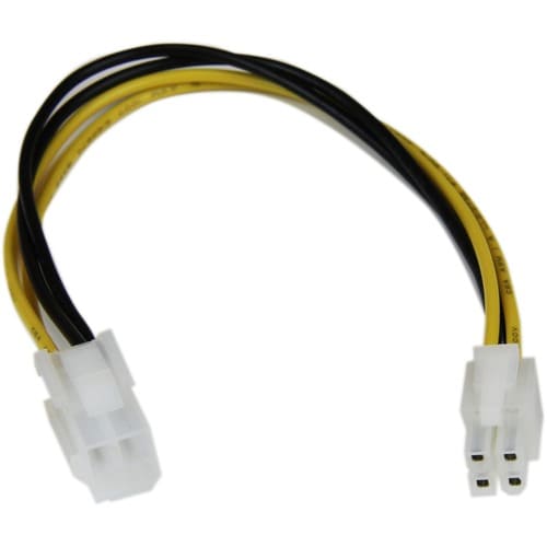 Cable 20cm ATX Extensión Macho a Hembra 4 Pines de Placa Madre Corriente Poder Interno P4