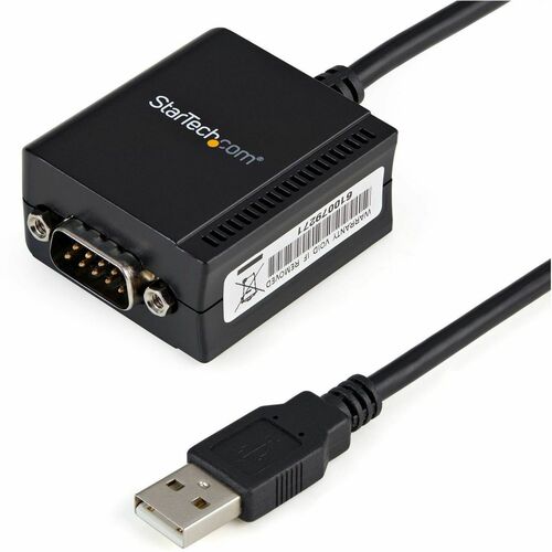 Cable 1.8m USB a Puerto Serie Serial RS232 DB9 con Retención del Puerto de Asignación COM