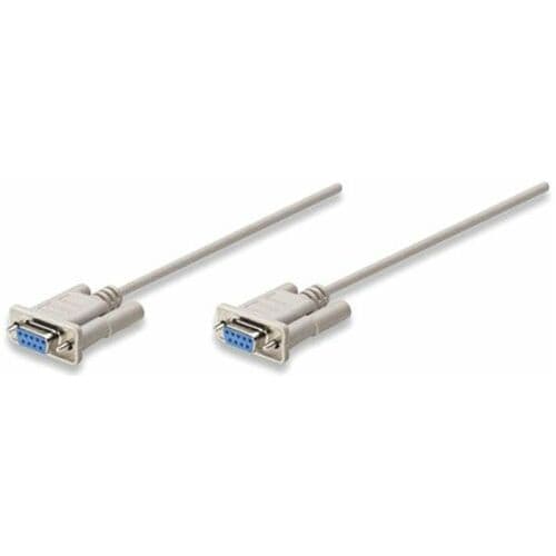 Cable módem nulo DB9H-H 1,8 m, 7 cables - Cable para ordenador
