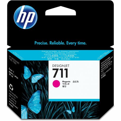 Cartucho de tinta HP 711 (CZ131A) Inyección de tinta - Magenta - Original - Empaque unitario - 1 Solamente - Inyección de tinta - 1 Solamente