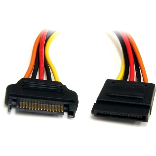 Cable de 30cm de Extensión de Alimentación Corriente SATA - 15 pines - Para Disco SATA - SATA / SATA