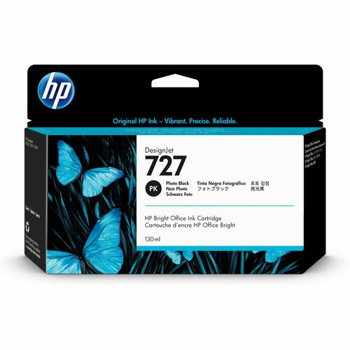 HP 727 negro foto 130ml Tinta amplio formato B3P23A