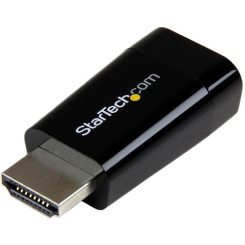 Adaptador Convertidor de Video Portátil HDMI a VGA - HD15 - 1920x1200 - 1920 x 1200 Compatible - Negro