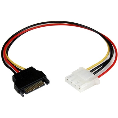 Cable 30cm Adaptador Convertidor 4 Pines a SATA - Hembra LP4 a Macho SATA Alimentación - Para Disco Duro - SATA / Molex - 18 Medida - 1 Solamente