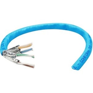 BOBINA DE CABLE UTP CAT6E CCA SOLIDA 305M 23 AWG AZUL