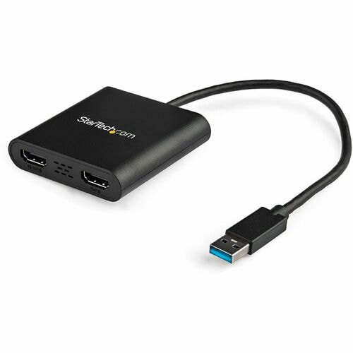 Adaptador de Video Externo USB 3.0 a 2 Puertos HDMI 4K para 2 Pantallas