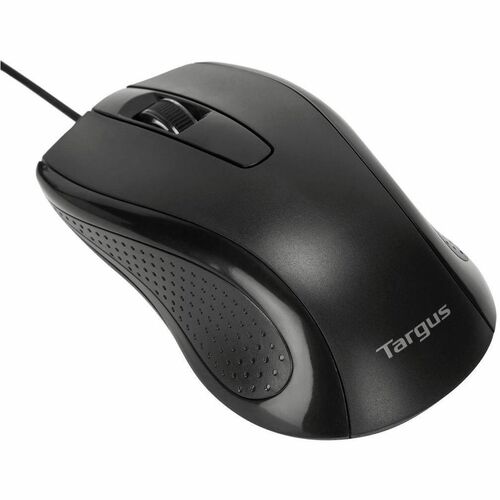 Ratón óptico USB 5ft, Plug and Play, Diseño ergonómico y ambidiestro