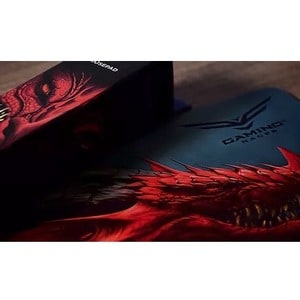 Naceb Alfombrilla para ratón de juego - Dragon x 316mm x 240mm Dimensión - Multicolor - Goma