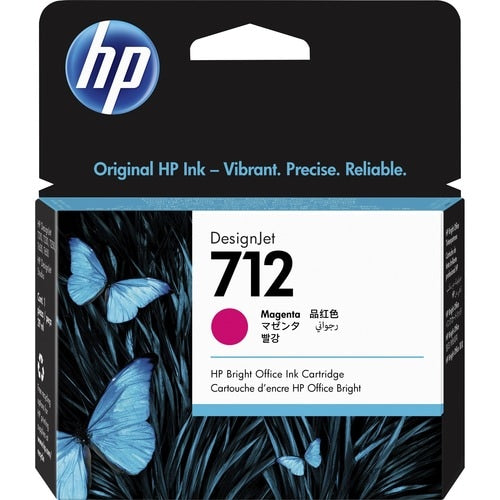 HP INC Cartucho de tinta HP 712 Inyección de tinta - Magenta - Original - 1 Paquete - Inyección de tinta - 1 Paquete