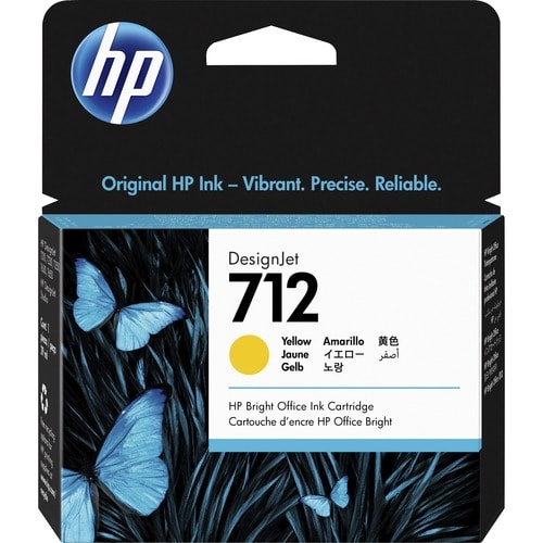 HP 712 AMARILLO 29ML TINTA AMPLIO FORMATO 3ED69A