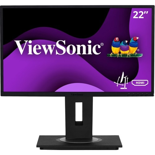 MONITOR IPS ERGONÓMICO DE 22" Y 1080P CON INCLINACIÓN DE 40 GRADOS CON HDMI, DP Y VGA