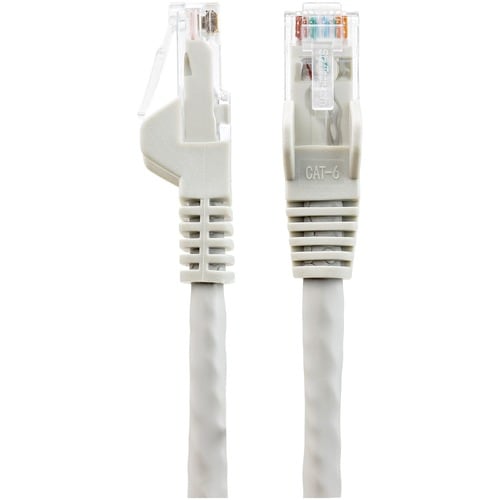 Cable Ethernet Cat 6 de 5 Metros - LSZH - Cable de Red Patch CAT6 UTP RJ45 PoE de 100W 10 GbE Sin Enganches Gris