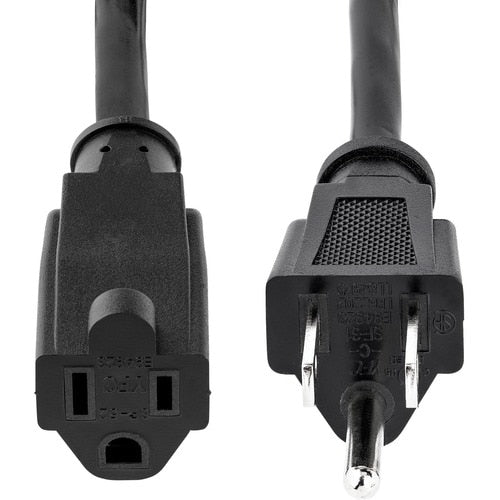 Cable 4.5m (15 pies) de Extensión, Cable de Extensión NEMA 5-15P a NEMA 5-15R, 15A 125V, 14AWG, Cable Alargador de Corriente