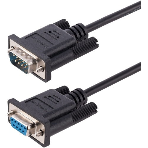 Cable 3m Serial RS232 para Módem Nulo, Crossover Cruzado Blindado