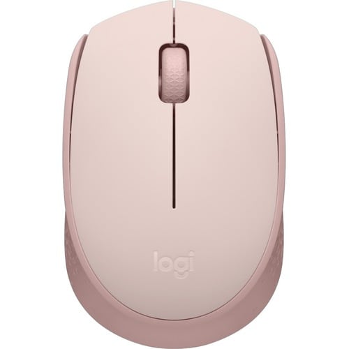 Ratón Logitech M170 - Radiofrecuencia - USB - Óptico - Rosa - Inalámbrico - 2.40GHz - Simétrico