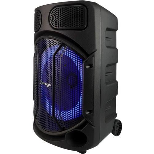 Game Factor KSP-502 Sistema de Altavoces Portátil Bluetooth - 80W RMS - 180Hz a 20kHz - Batería Recargable - USB - 1