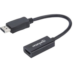 ADAPTADOR PASIVO DISPLAYPORT MACHO A HDMI HEMBRA 1080p@60Hz NEGRO
