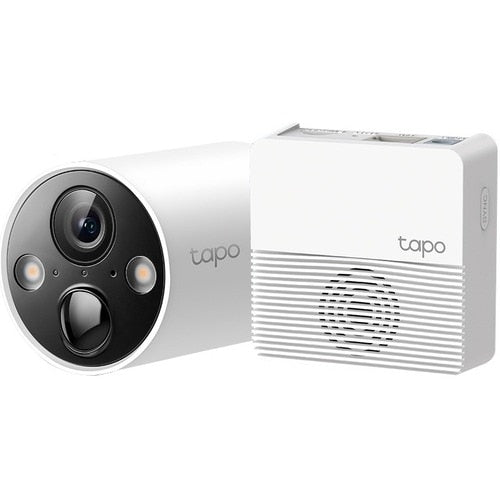 Sistema de vigilancia de vídeo TP-Link Visión Nocturna Inalámbrico - Cámara - Resolución de cámara 2560 x 1440 - Grabación 2K - Asistente de Google, Alexa Soportado