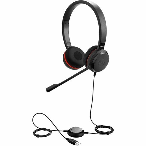 Jabra Auricular profesional Jabra EVOLVE 30 II UC Stereo Cableado Sobre la cabeza Estéreo - Negro - Binaural - Supra-aural - Cancelación de ruido - USB-A Mini-phone (3.5mm)