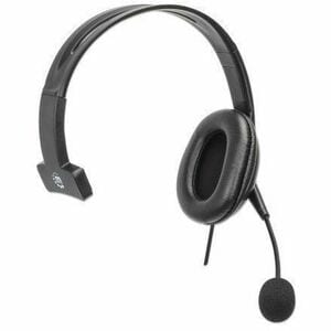 Auriculares Manhattan Cableado Sobre la cabeza Mono - Negro - Monoaural - Circumaural - 32Ohm - 20Hz a 20kHz - 200cm Cable - Uni Direccional Micrófono - USB Tipo A