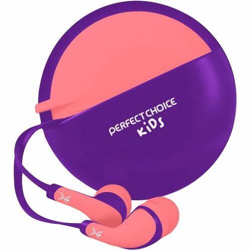 Audífonos Alámbricos In-Ear Cable Anti-enredos Bubble Gum 3.5MM CON CASE Y CABL E RETRACTIL Rosa | ELECCIÓN PERFECTA