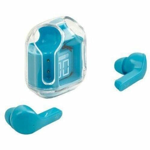 Audífonos Inalámbricos Bluetooth Transparentes ClearBeat Azul | ELECCIÓN PERFECTA