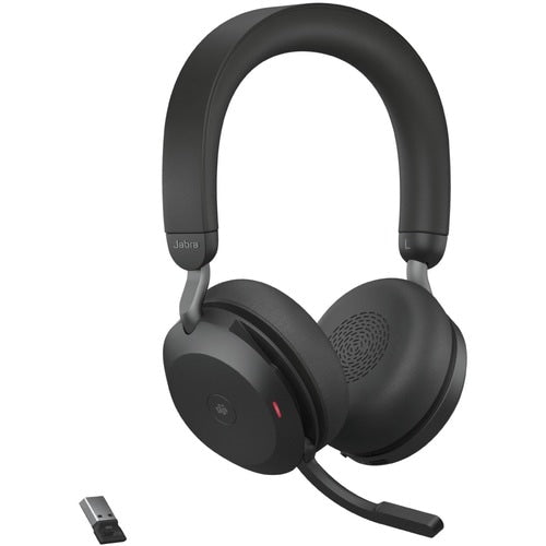 Auriculares Jabra Evolve2 75 Inalámbrico Sobre la oreja Estéreo - Negro - Binaural - Cerrado - 3000cm - Bluetooth - 20Hz a 20kHz - Tecnología MEMS Micrófono - Cancelación de ruido - USB Tipo A