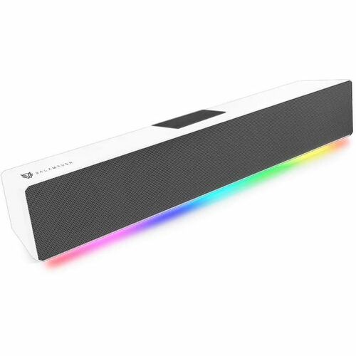 Bocina Gamer Glimm Bar BG585 Barra de Sonido + RGB / Bluetooth + Control Digital RGB + 10 W RMS / Blanco