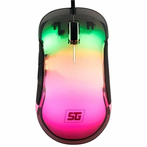 Vorago MO-505 Ratón de juego - USB - Óptico - Negro - Cable - 12800 dpi