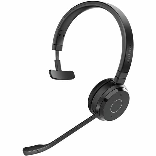 Auriculares Jabra Evolve 65 TE Inalámbrico Sobre la cabeza, Sobre la oreja Mono - Negro - Monoaural - Supra-aural - 3048cm - Bluetooth - 20Hz a 20kHz - Condensador Electret, Uni Direccional Micrófono