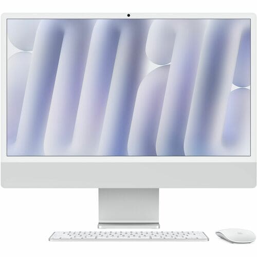 Computador Todo en Uno Apple iMac MWUC3E/A - Apple M4 - 16GB - 256GB SSD - 61cm (24") 4.5K - De Escritorio - Plata - Apple M4 Chip - 4480 x 2520 - Apple Octa-Core (8 núcleos) - Español Teclado - IEEE 802.11ax - 143W