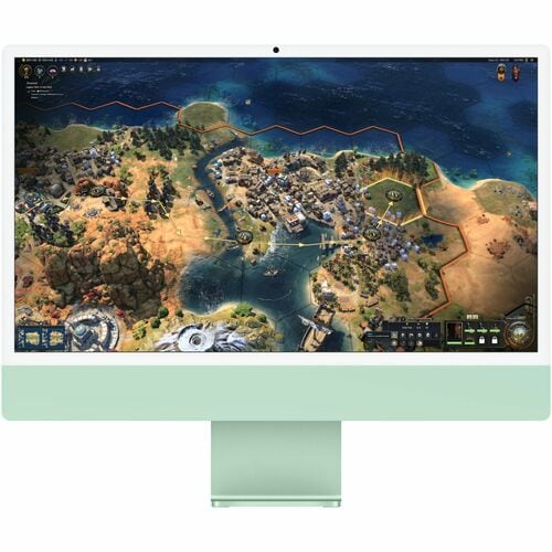 Computador Todo en Uno Apple iMac MWUY3E/A - Apple M4 - 16GB - 256GB SSD - 61cm (24") 4.5K - De Escritorio - Verde - Apple M4 Chip - 4480 x 2520 - Apple Deca-core (10 Core) - Español Teclado - IEEE 802.11ax - 143W