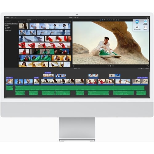 Computador Todo en Uno Apple iMac MCR24E/A - Apple M4 - 24GB - 512GB SSD - 61cm (24") 4.5K - De Escritorio - Plata - Apple M4 Chip - 4480 x 2520 - Apple Deca-core (10 Core) - Español Teclado - IEEE 802.11ax - 143W
