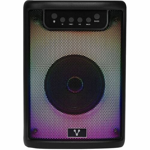 Vorago KSP-205 Sistema de Altavoces Portátil Bluetooth - 10W RMS - Negro - 20Hz a 100Hz - Batería Recargable - USB - 1