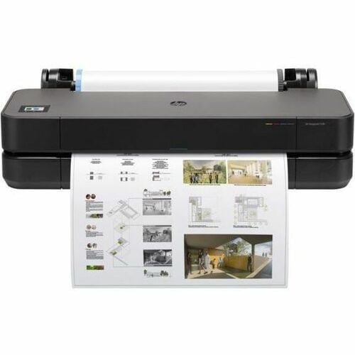 Impresora HP PLOTTER DESIGNJET T230 de 24 pulgadas, Inyección térmica de tinta HP, 4 tintas (C, M, A, N),