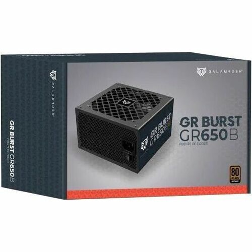 Balamrush GR Burst BR-937689 Fuente de alimentación - 650W - Negro - ATX - 120 V AC, 230 V AC Entrada - 5 V DC, 3,3 V DC, 12 V DC, -12 V DC, 5 V SB Salida - 1 Raíles +12V - Conector de PCI Express - 1 Ventilador(es) - 85% Eficacia