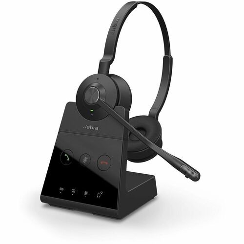Auriculares Jabra Engage 65 SE Inalámbrico Sobre la oreja, Sobre la cabeza Estéreo - Negro - Binaural - Supra-aural - 15000cm - DECT - 40Hz a 16kHz - Tecnología MEMS, Condensador Electret Micrófono - Cancelación de ruido