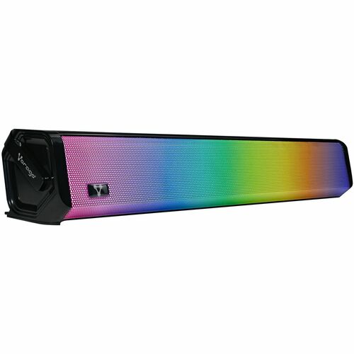 ALTAVOZ BLUETOOTH VORAGO BSP-320 / 5 W x 2 / 3,5 mm / USB / ILUMINACIÓN RGB / NEGRO