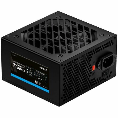 Fuente de Poder Acteck ATX Blazar Evo FT500E / 500W / 1xATX 20+4 + 1xATX12V + 2xSATA / 1xMolex / Advanced Negro