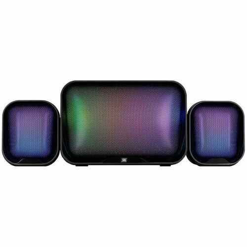 Vorago SPK-255 2.1 Sistema de Altavoces Portátil - 10W RMS - Negro - Sobremesa, Estante - 20Hz a 20kHz - USB