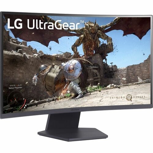 Monitor LED para juegos LG UltraGear 27GS60QC-B 27" (68.6cm) Class WQHD Pantalla curva - 16:9 - Negro - 27"