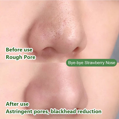 Mascarilla de té verde limpiadora, mascarilla de arcilla purificante, mascarilla de control de grasa para el acné, mascarilla facial de berenjena para el cuidado de la piel para hombres y mujeres, cuidado diario con escualano vegetal.